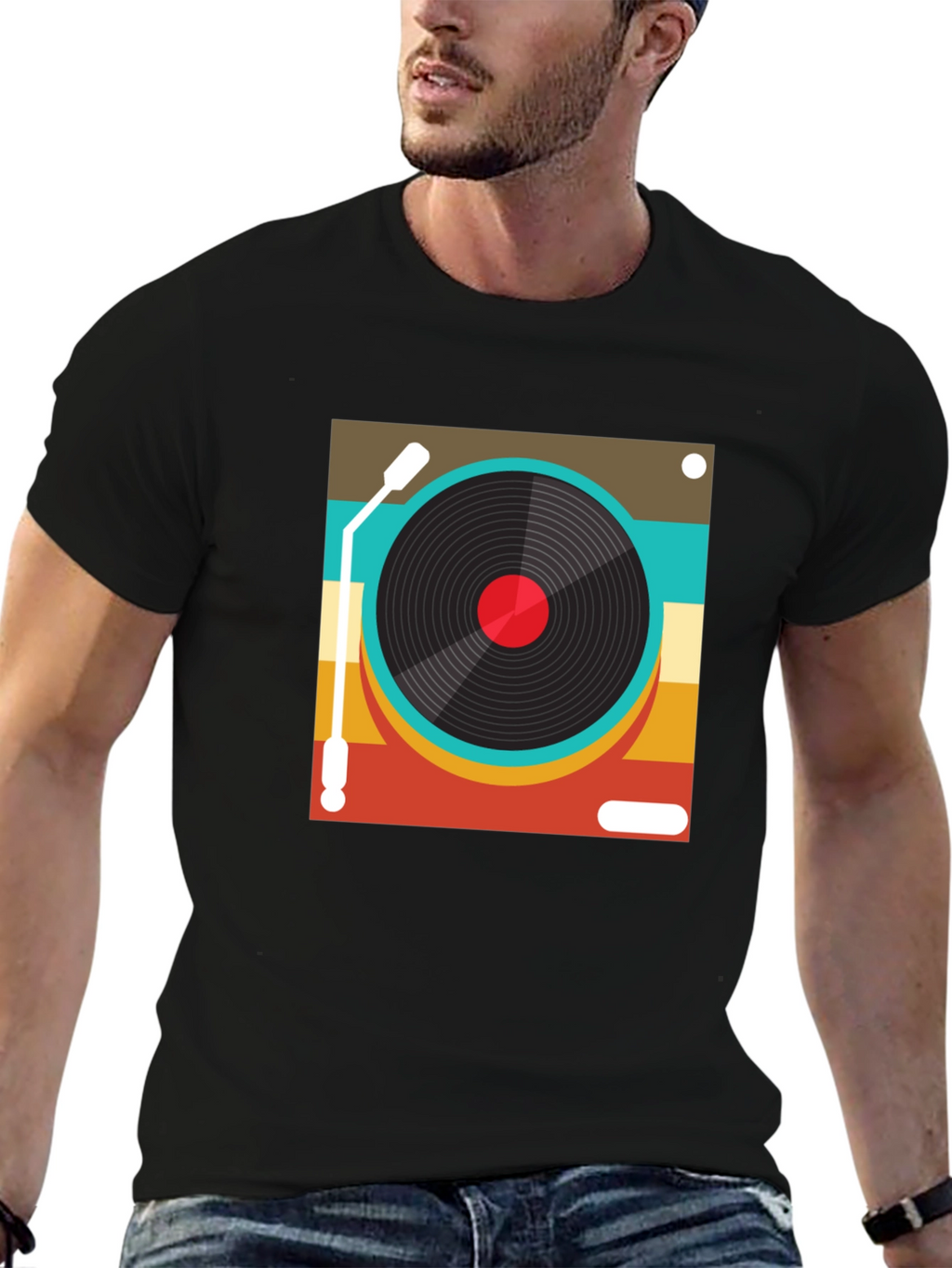 Retro Turntable Graphic Tee
