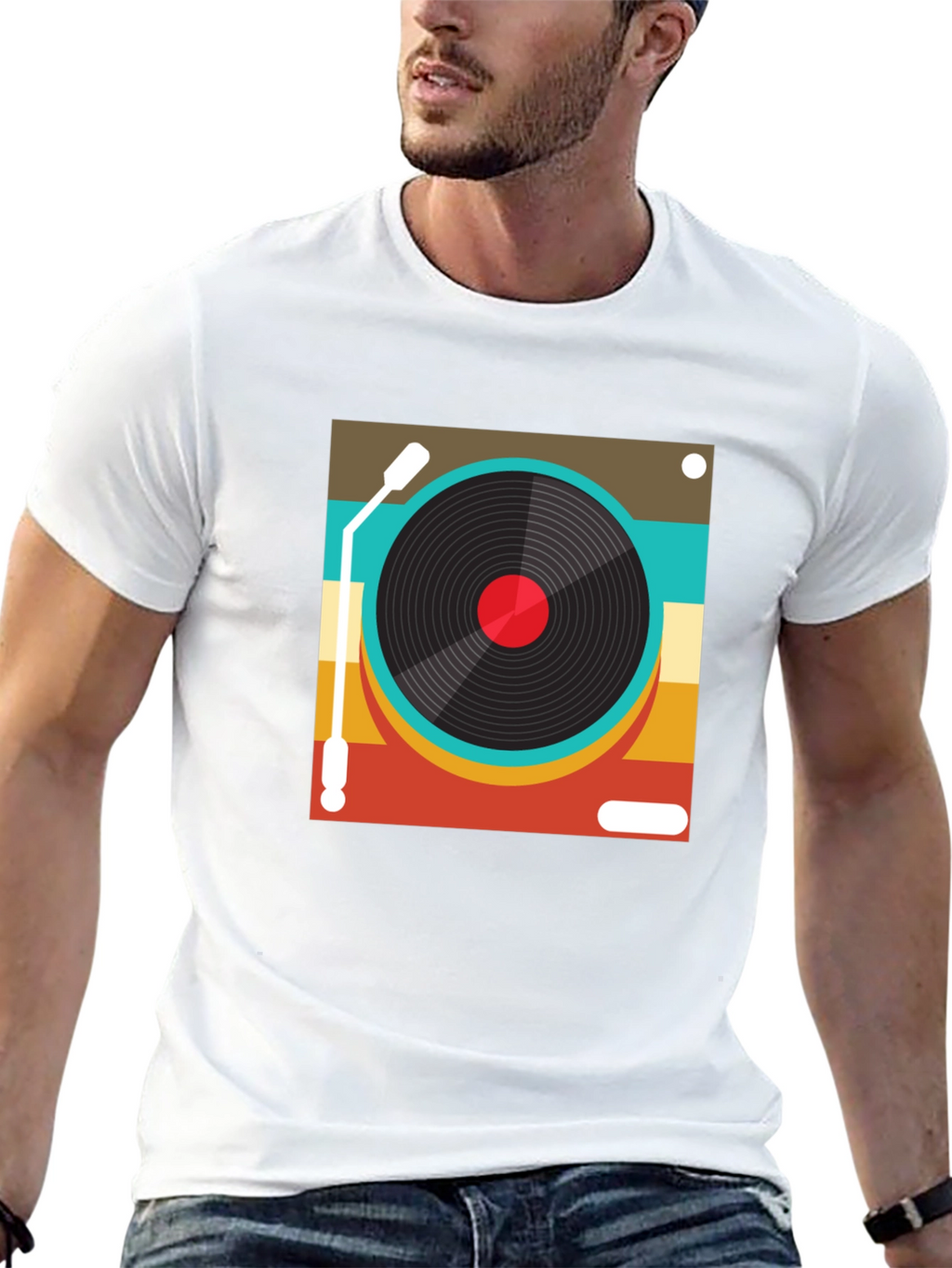 Retro Turntable Graphic Tee