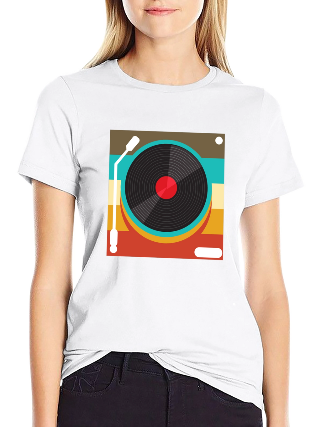 Retro Turntable Graphic Tee