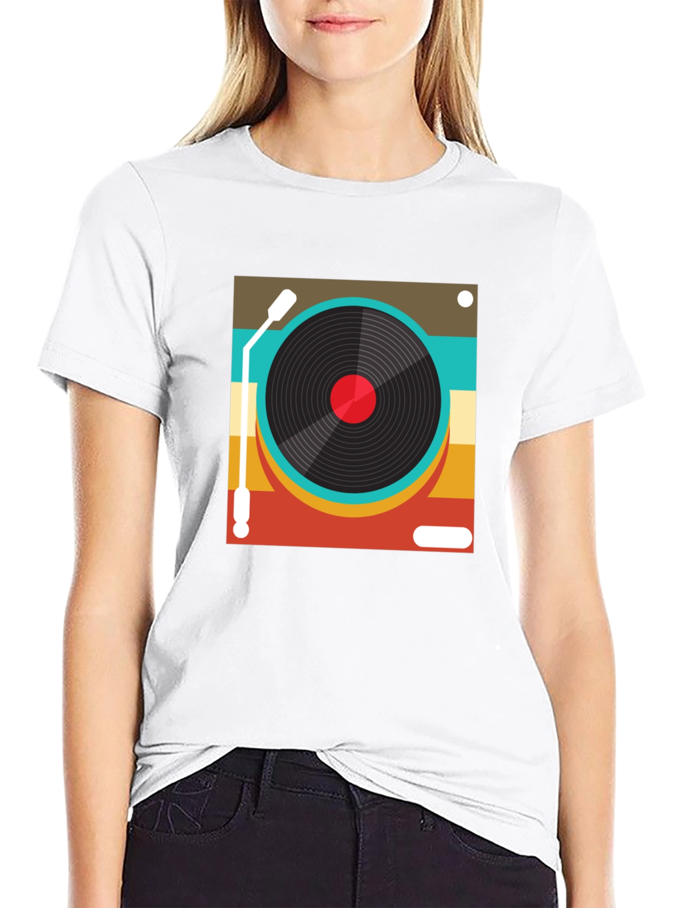 Retro Turntable Graphic Tee