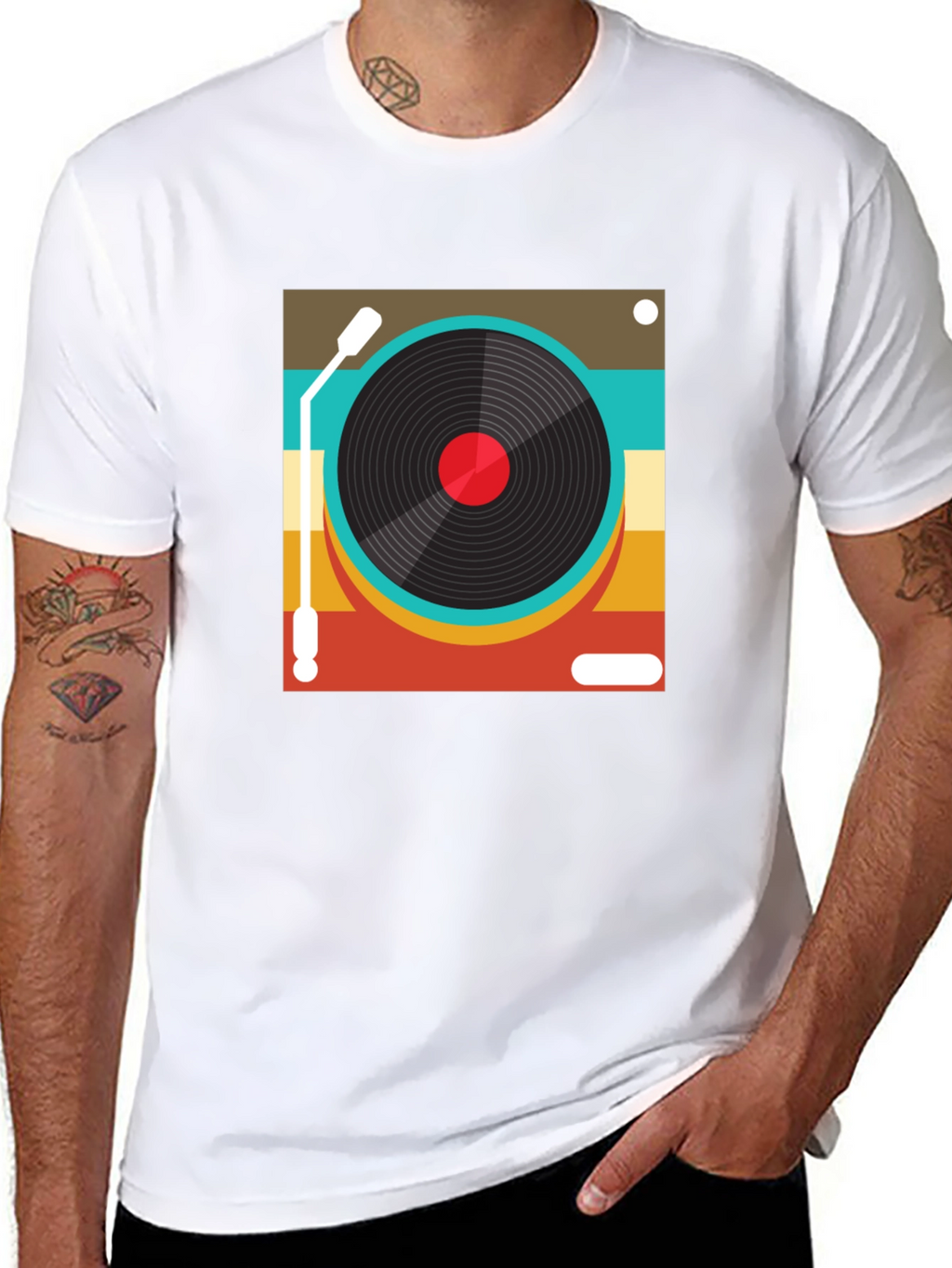Retro Turntable Graphic Tee