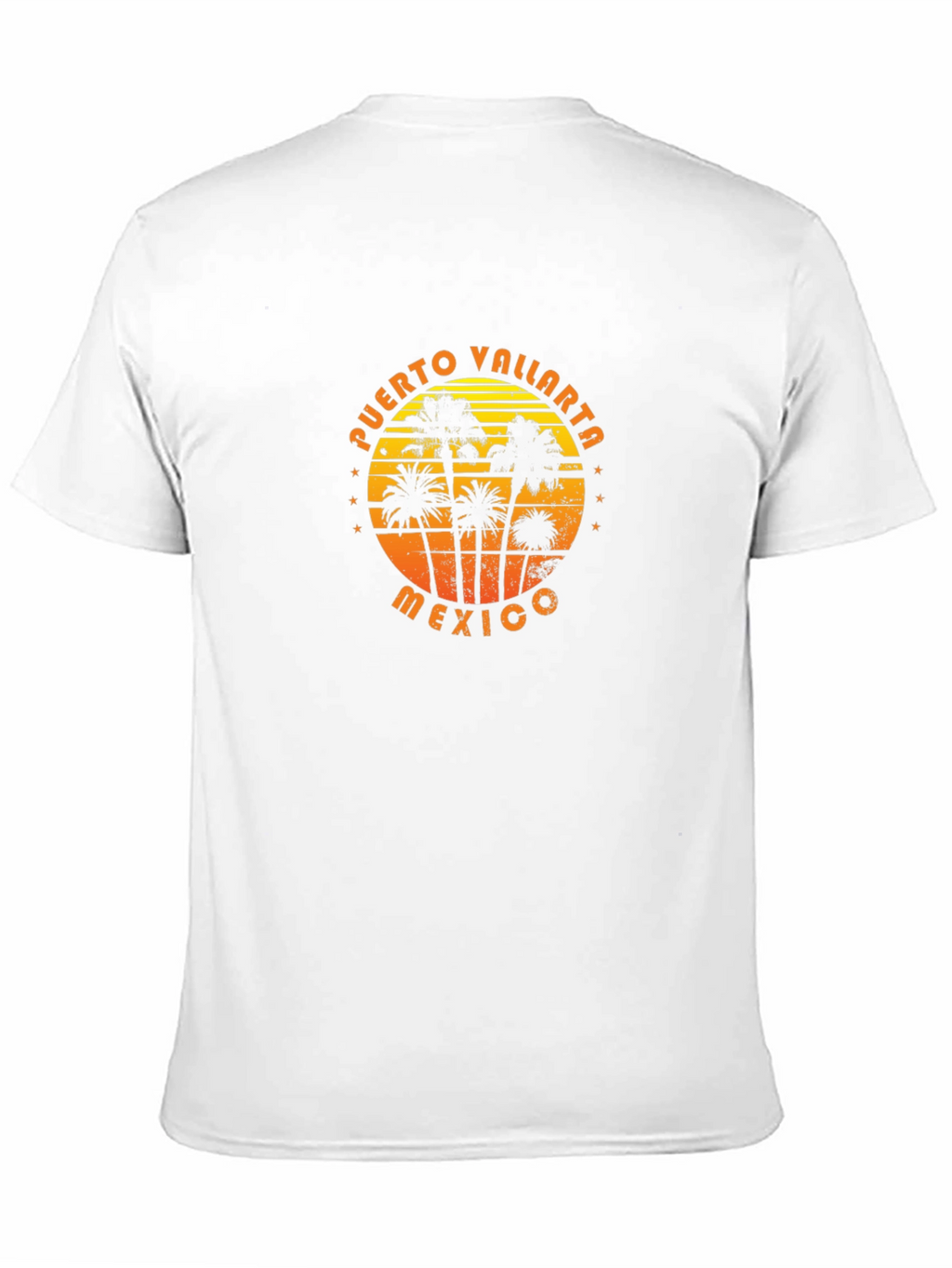 Puerto Vallarta Mexico Palm Tree Graphic T-Shirt