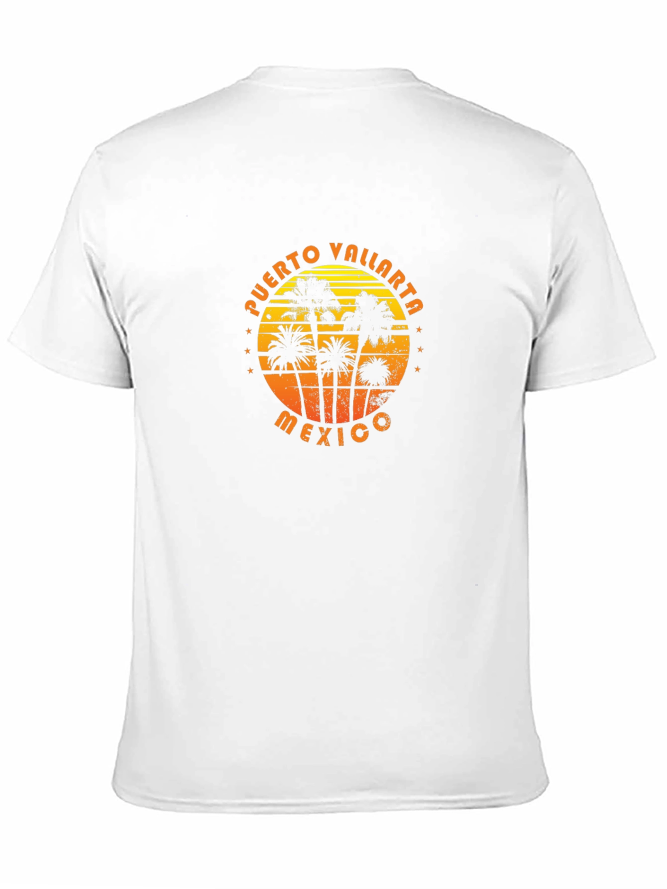 Puerto Vallarta Mexico Palm Tree Graphic T-Shirt