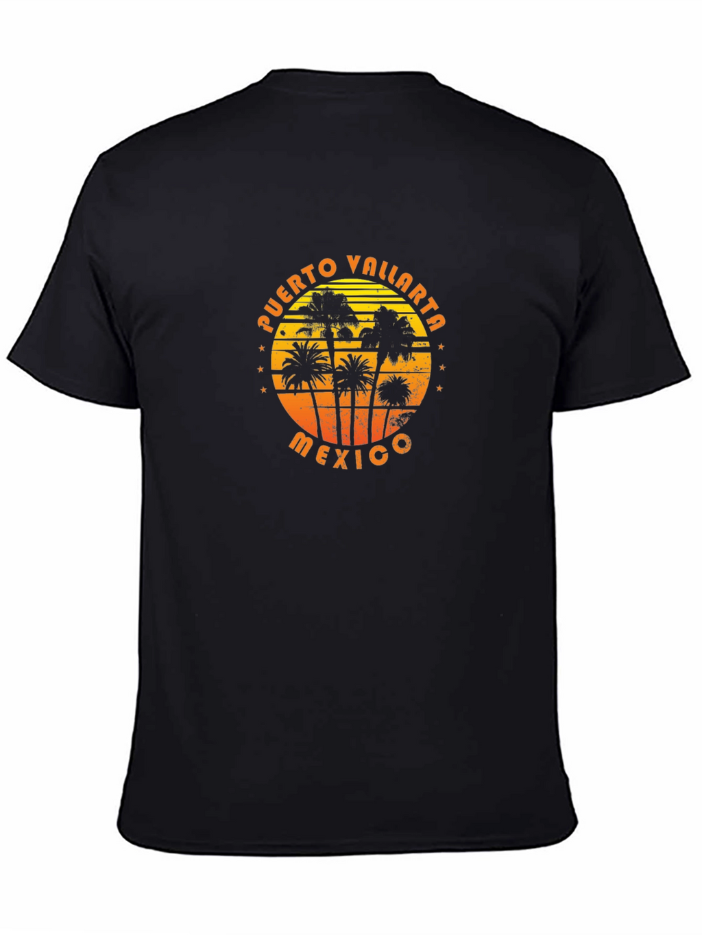 Puerto Vallarta Mexico Palm Tree Graphic T-Shirt