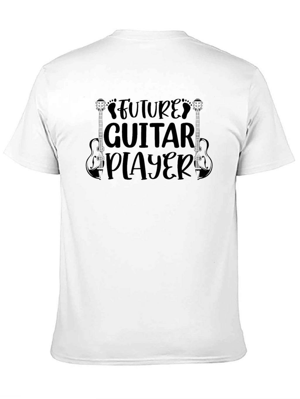 Future Guitar Player Black Graphic Tee