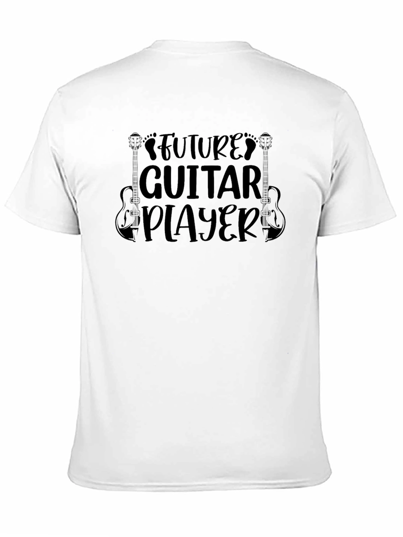 Future Guitar Player Black Graphic Tee