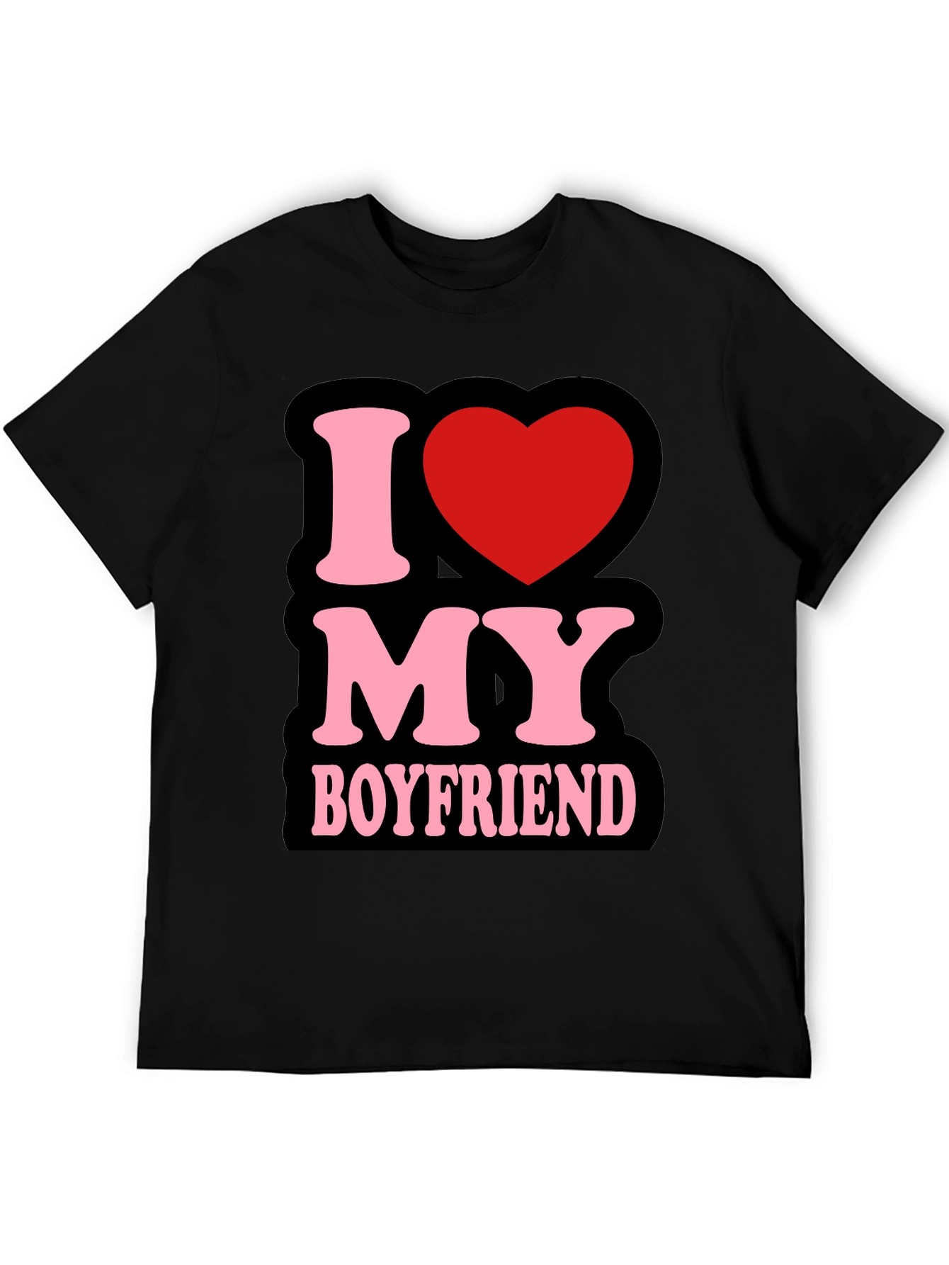 I Love My Boyfriend T-Shirt - Cute Graphic Tee