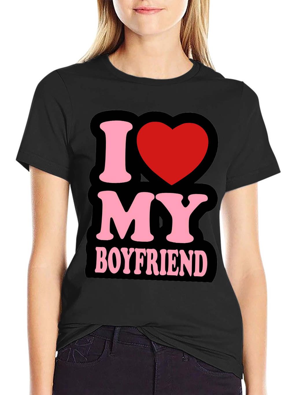 I Love My Boyfriend T-Shirt - Cute Graphic Tee