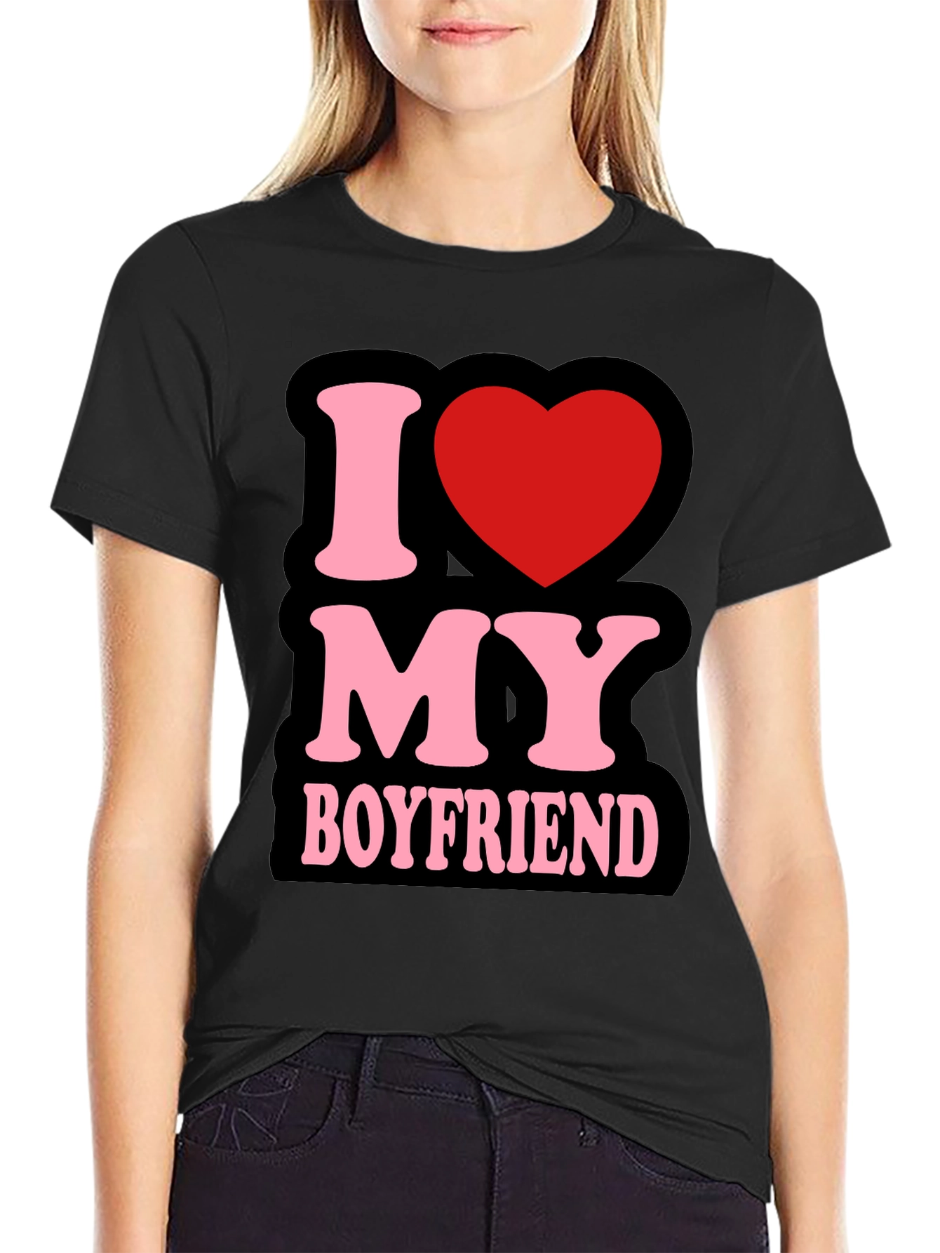I Love My Boyfriend T-Shirt - Cute Graphic Tee