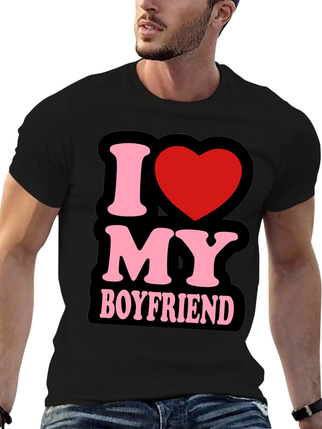 I Love My Boyfriend T-Shirt - Cute Graphic Tee