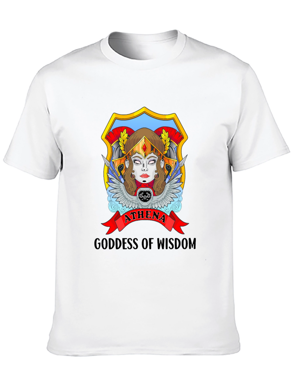 Athena Goddess Wisdom Graphic T-Shirt