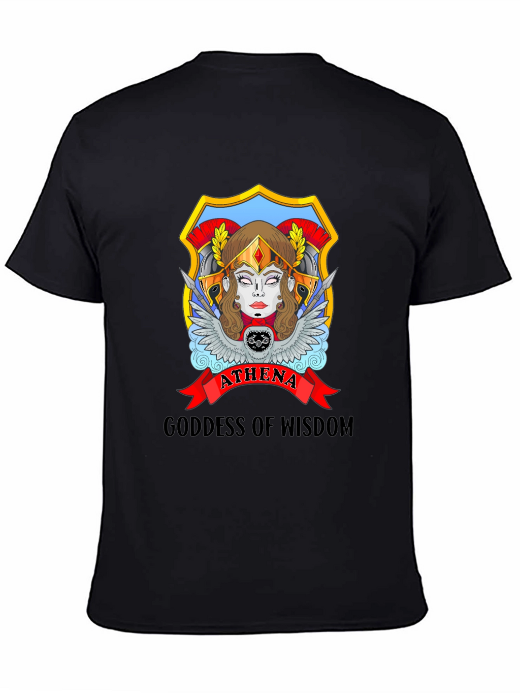 Athena Goddess Wisdom Graphic T-Shirt
