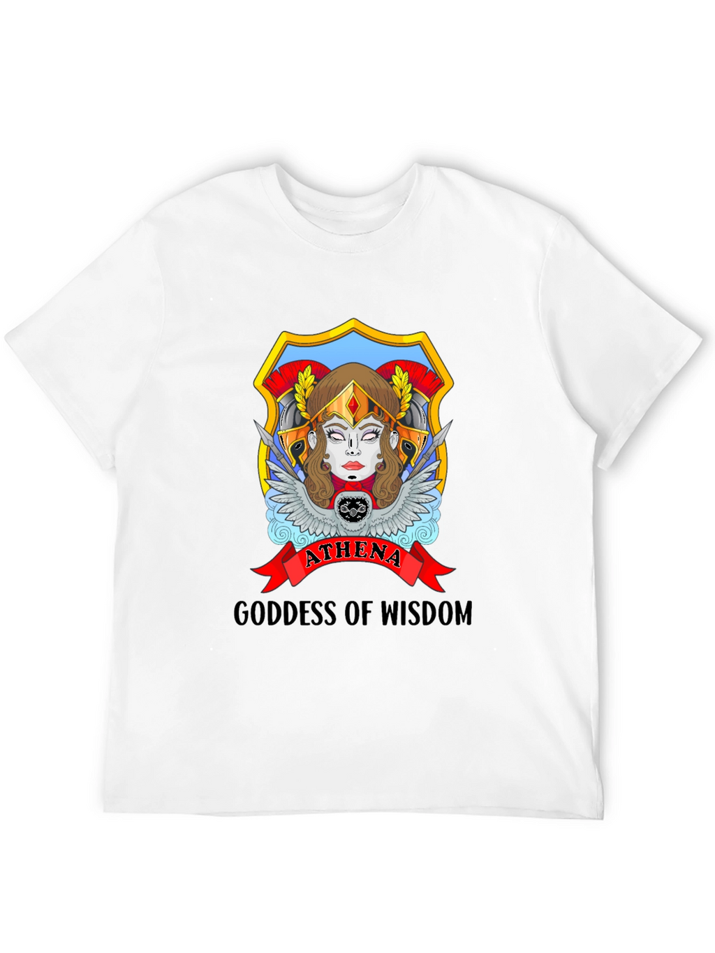 Athena Goddess Wisdom Graphic T-Shirt