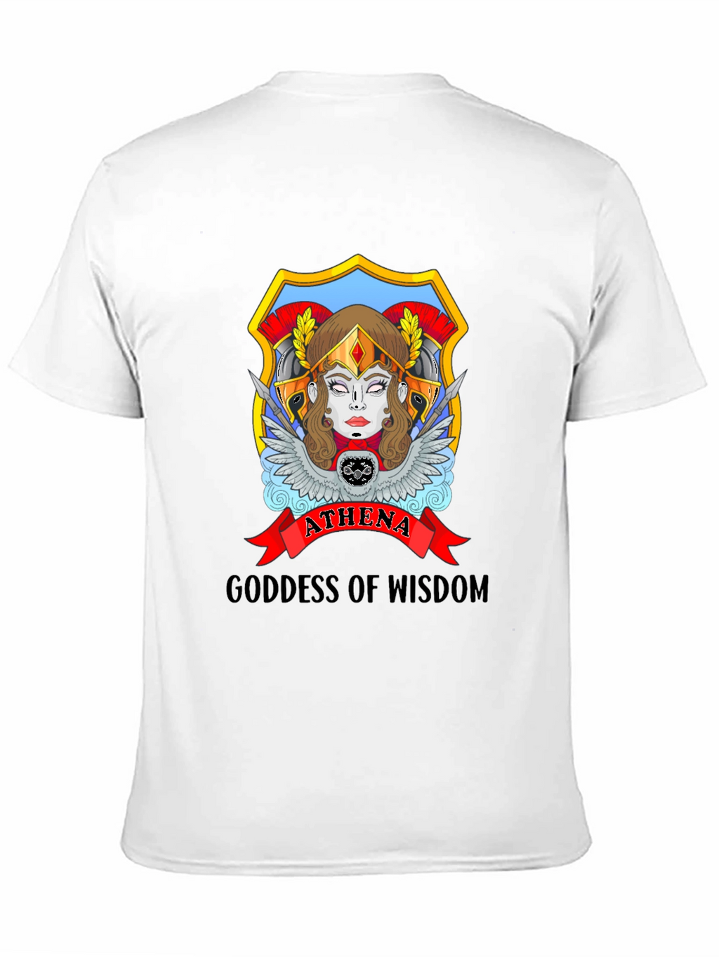 Athena Goddess Wisdom Graphic T-Shirt