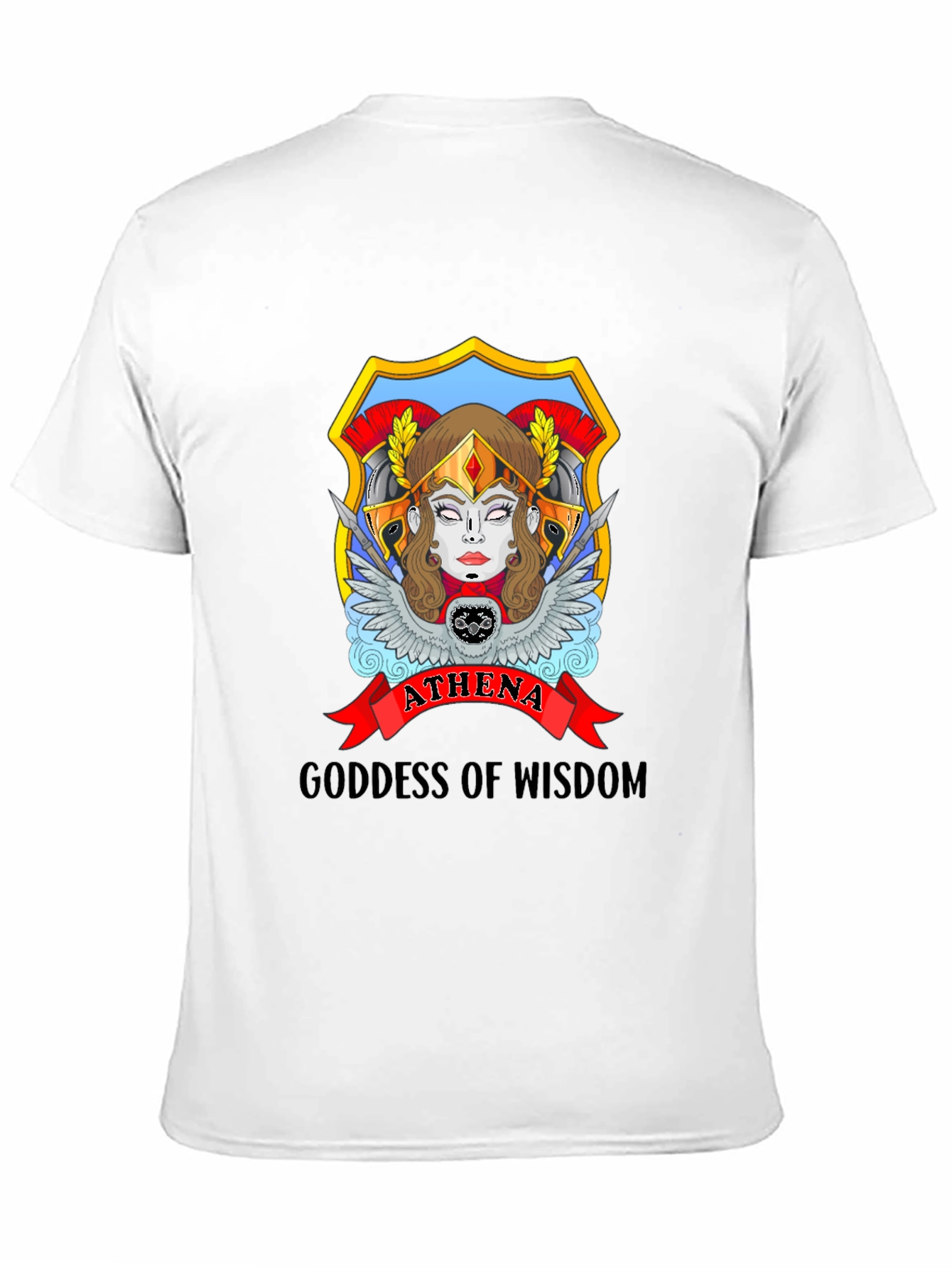 Athena Goddess Wisdom Graphic T-Shirt