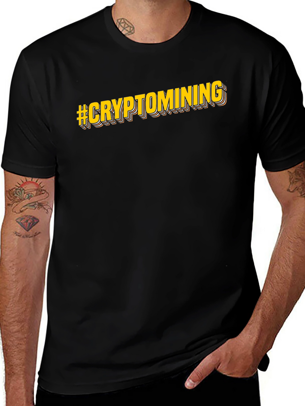 Crypto Mining Black T-Shirt