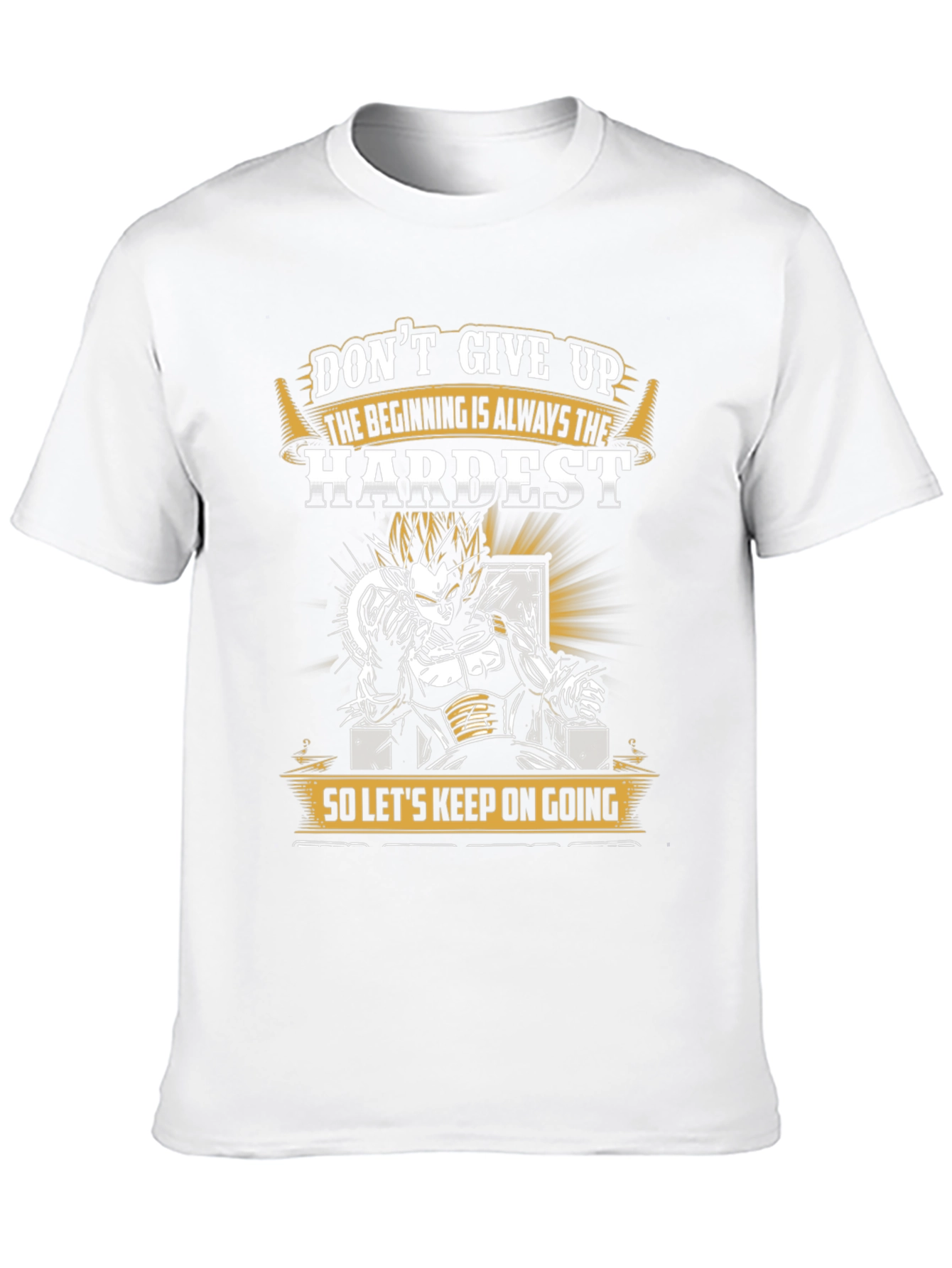 Dont Give Up Vegeta T-Shirt