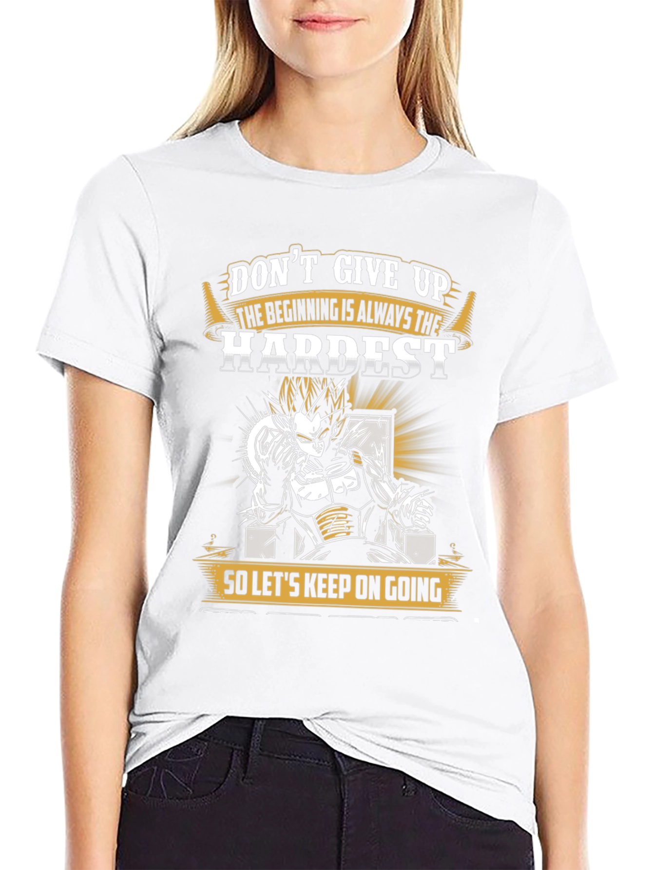 Dont Give Up Vegeta T-Shirt