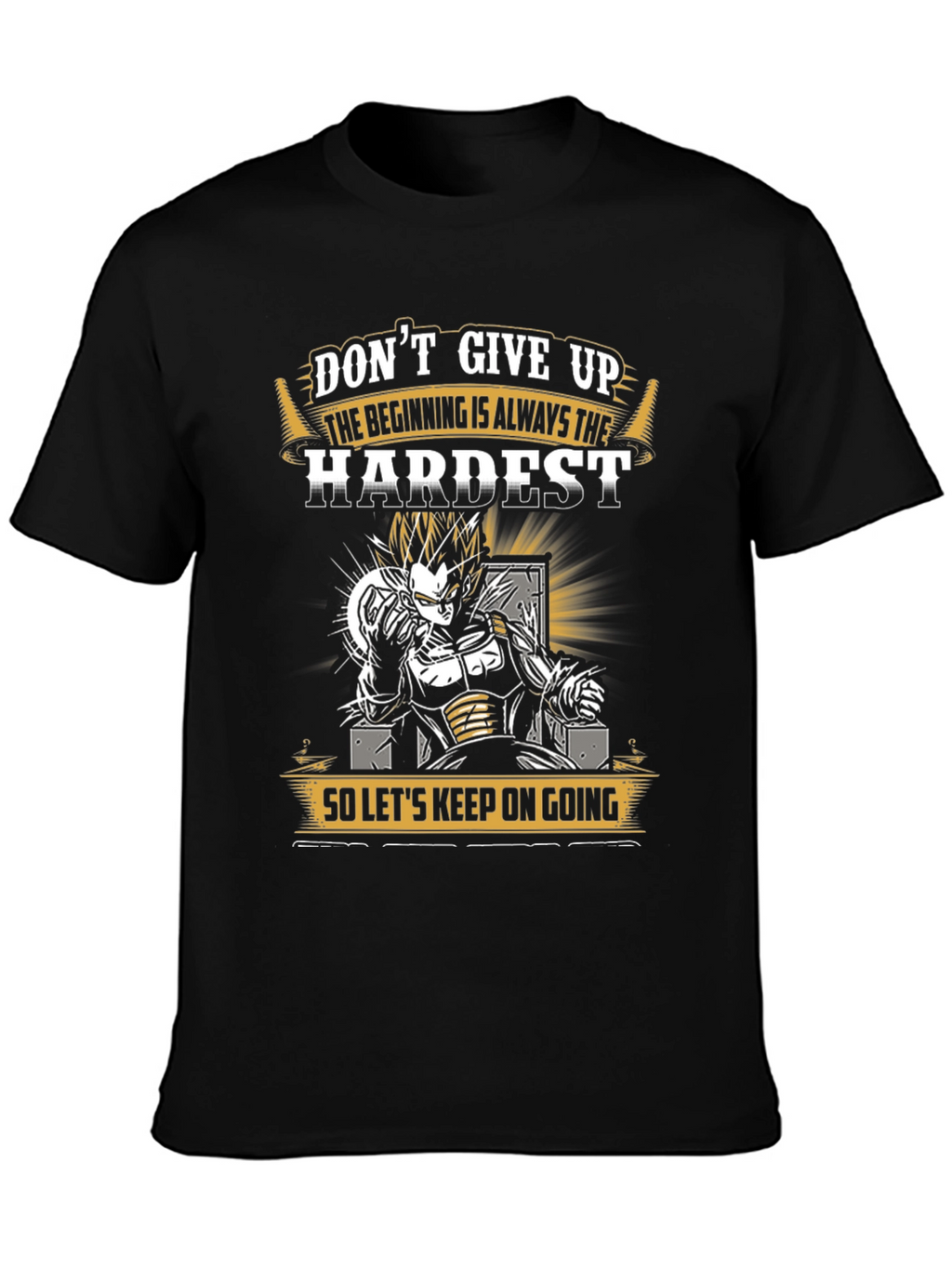 Dont Give Up Vegeta T-Shirt