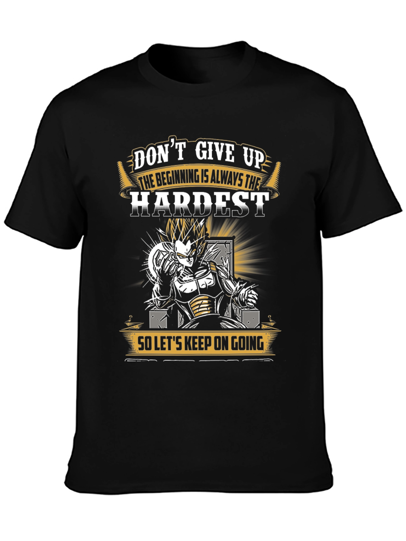Dont Give Up Vegeta T-Shirt