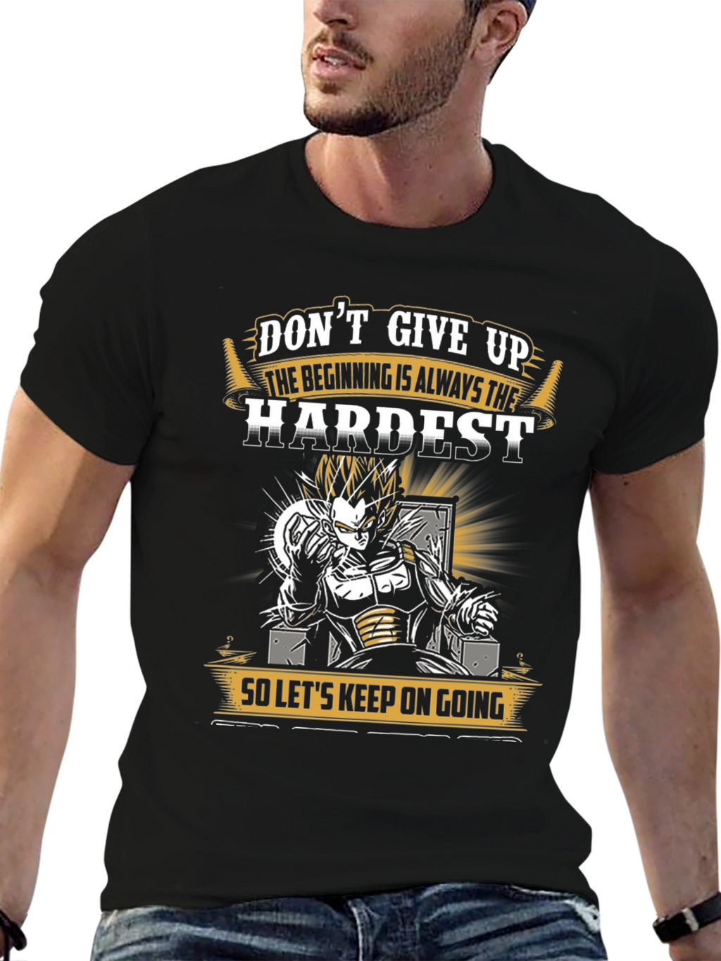 Dont Give Up Vegeta T-Shirt