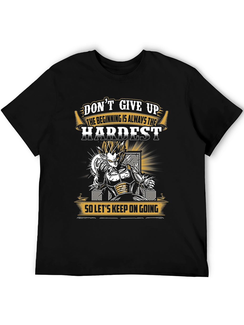 Dont Give Up Vegeta T-Shirt