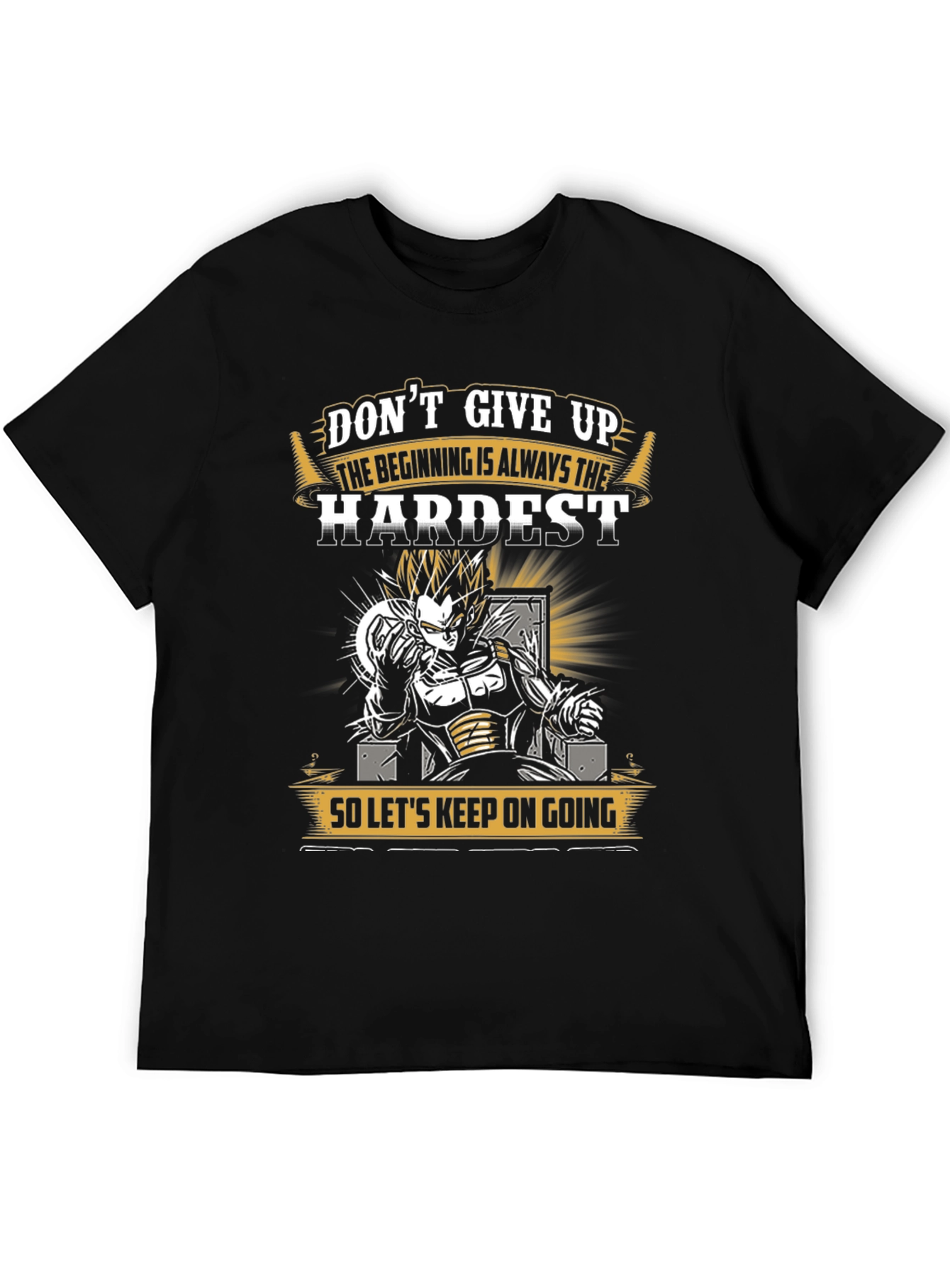 Dont Give Up Vegeta T-Shirt