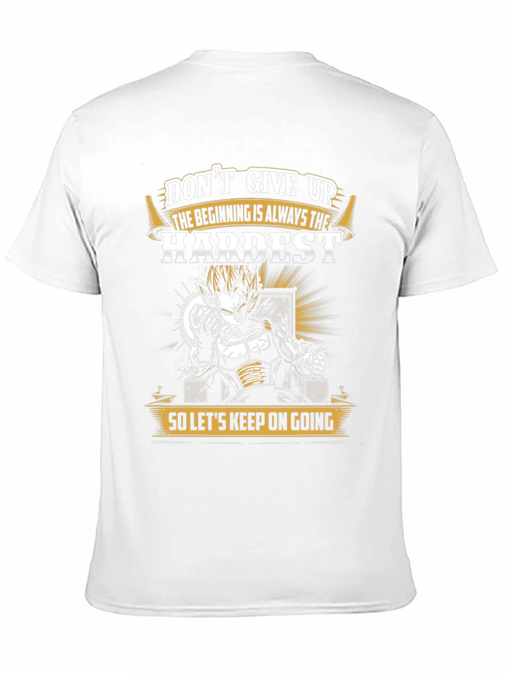 Dont Give Up Vegeta T-Shirt