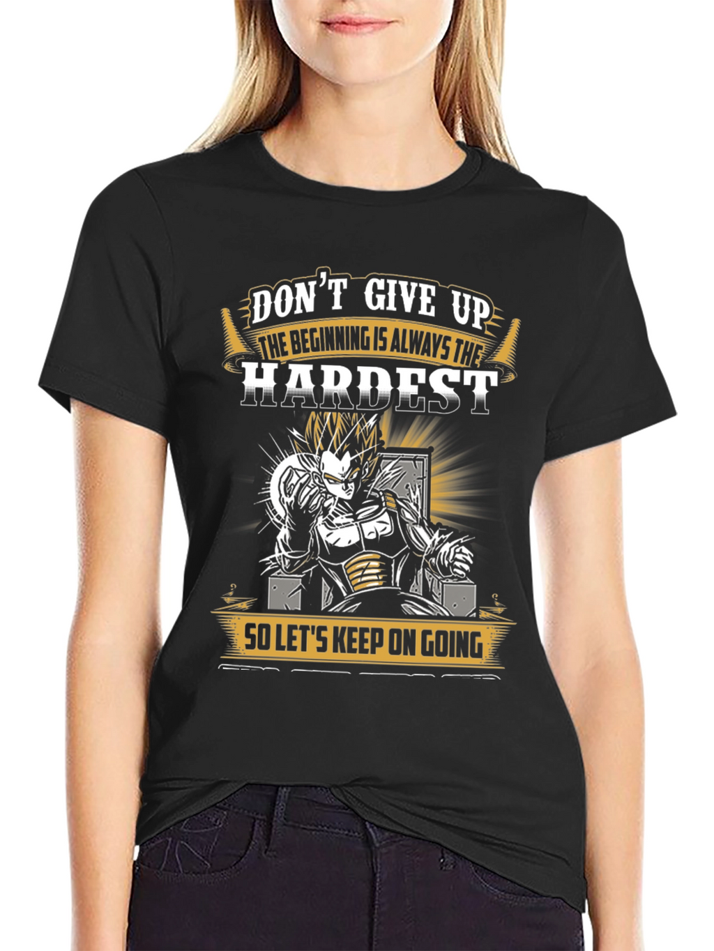 Dont Give Up Vegeta T-Shirt