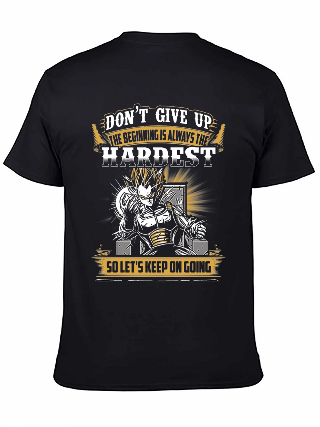 Dont Give Up Vegeta T-Shirt