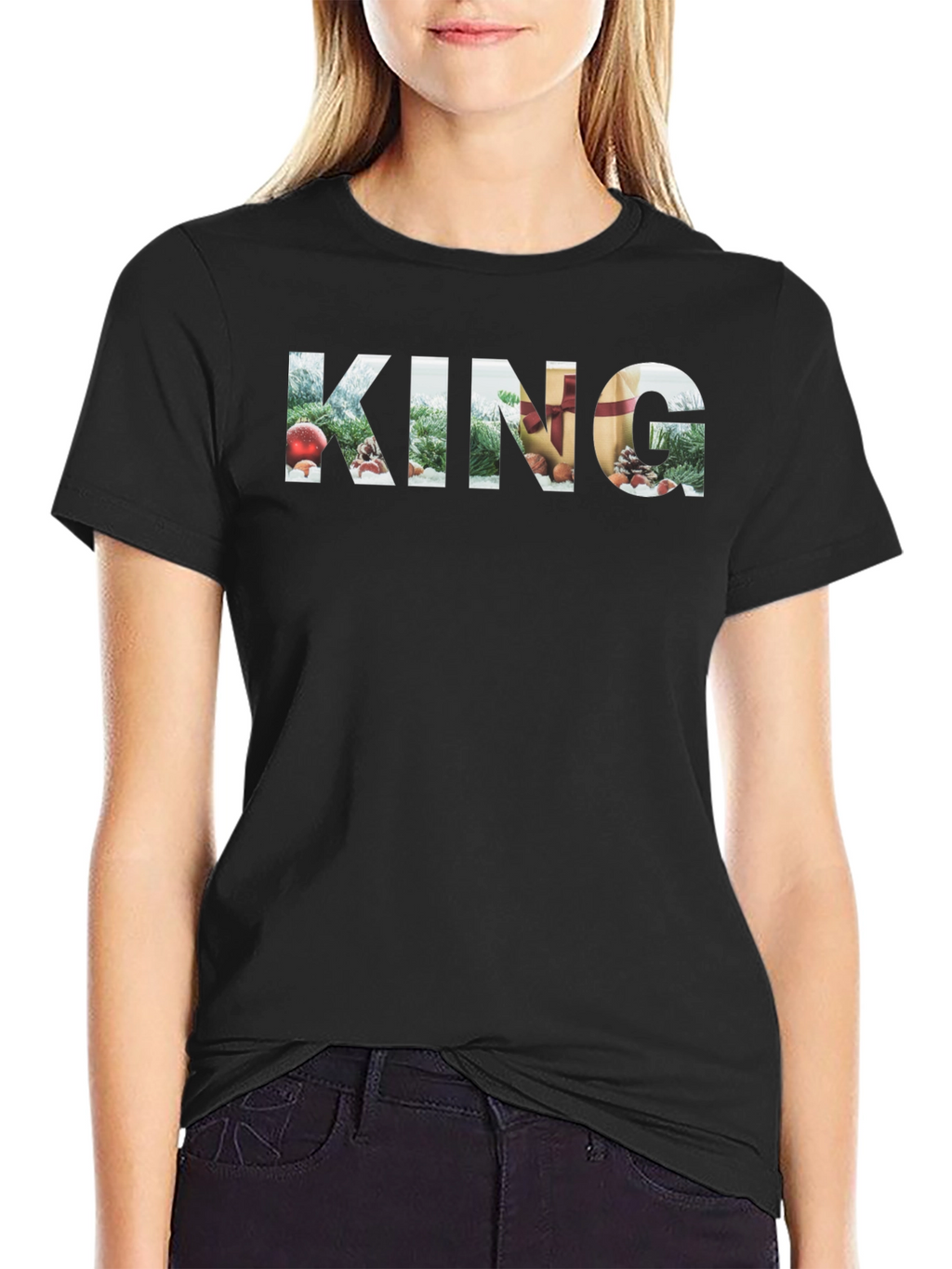 King Christmas Holiday Graphic Tee