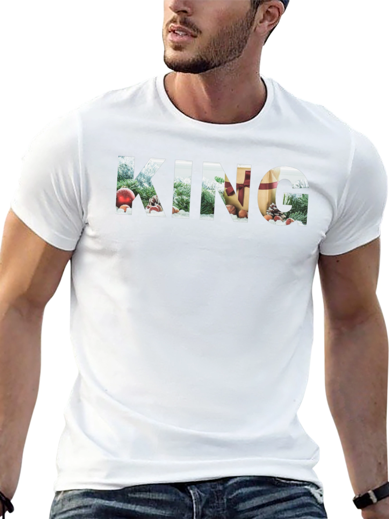 King Christmas Holiday Graphic Tee