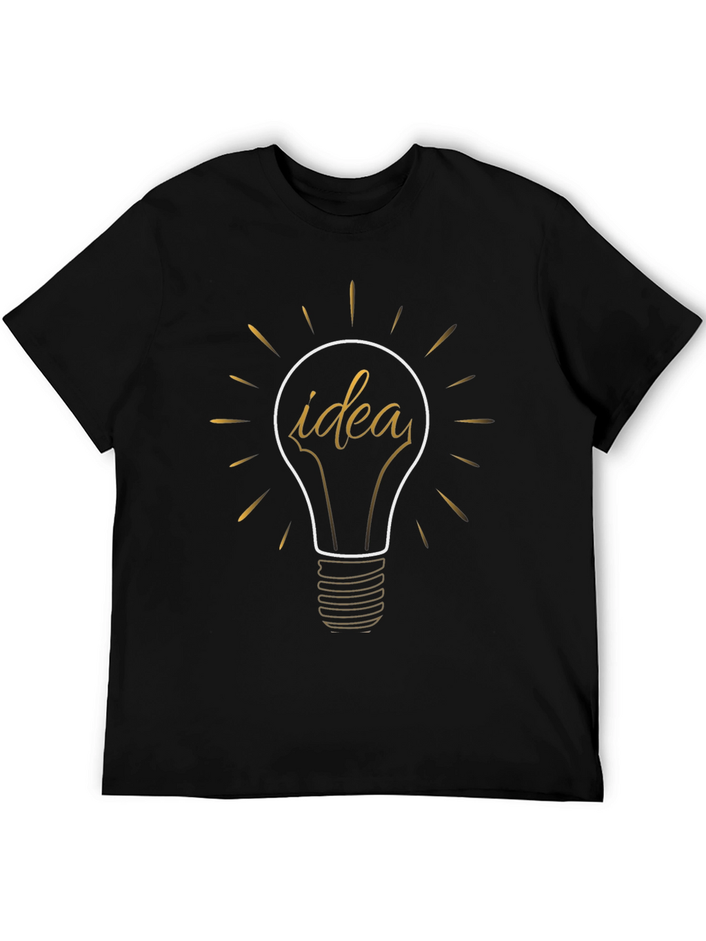 Idea Bulb Graphic Tee - Think Outside the Box!