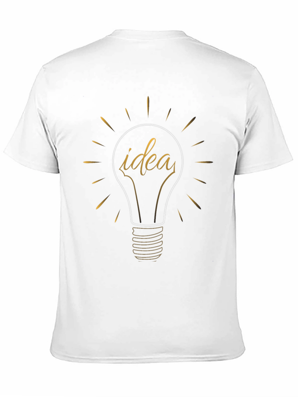 Idea Bulb Graphic Tee - Think Outside the Box!