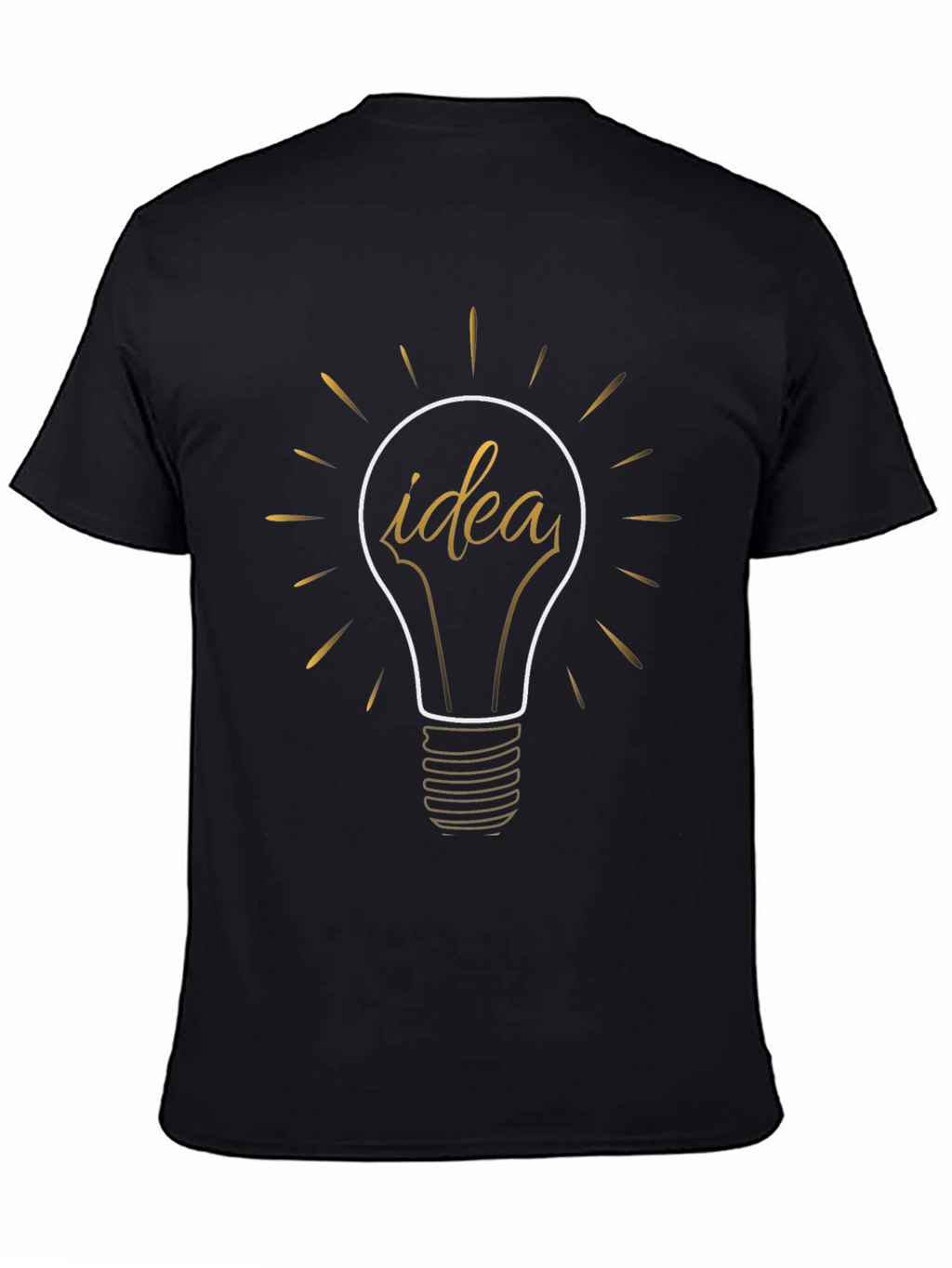 Idea Bulb Graphic Tee - Think Outside the Box!