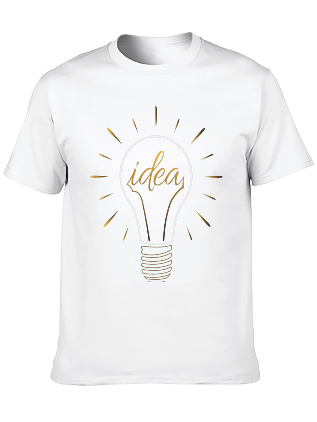 Idea Bulb Graphic Tee - Think Outside the Box!