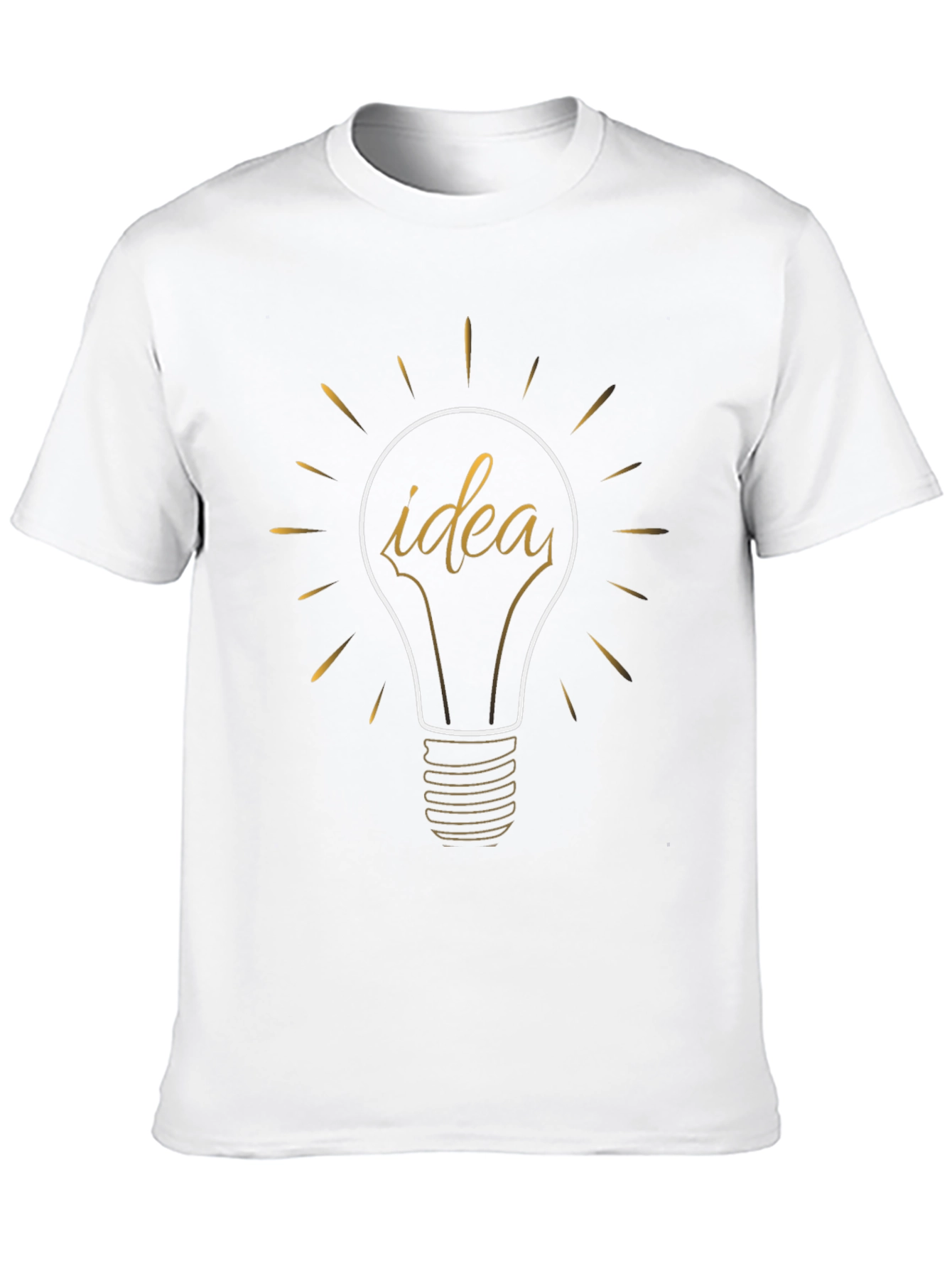 Idea Bulb Graphic Tee - Think Outside the Box!