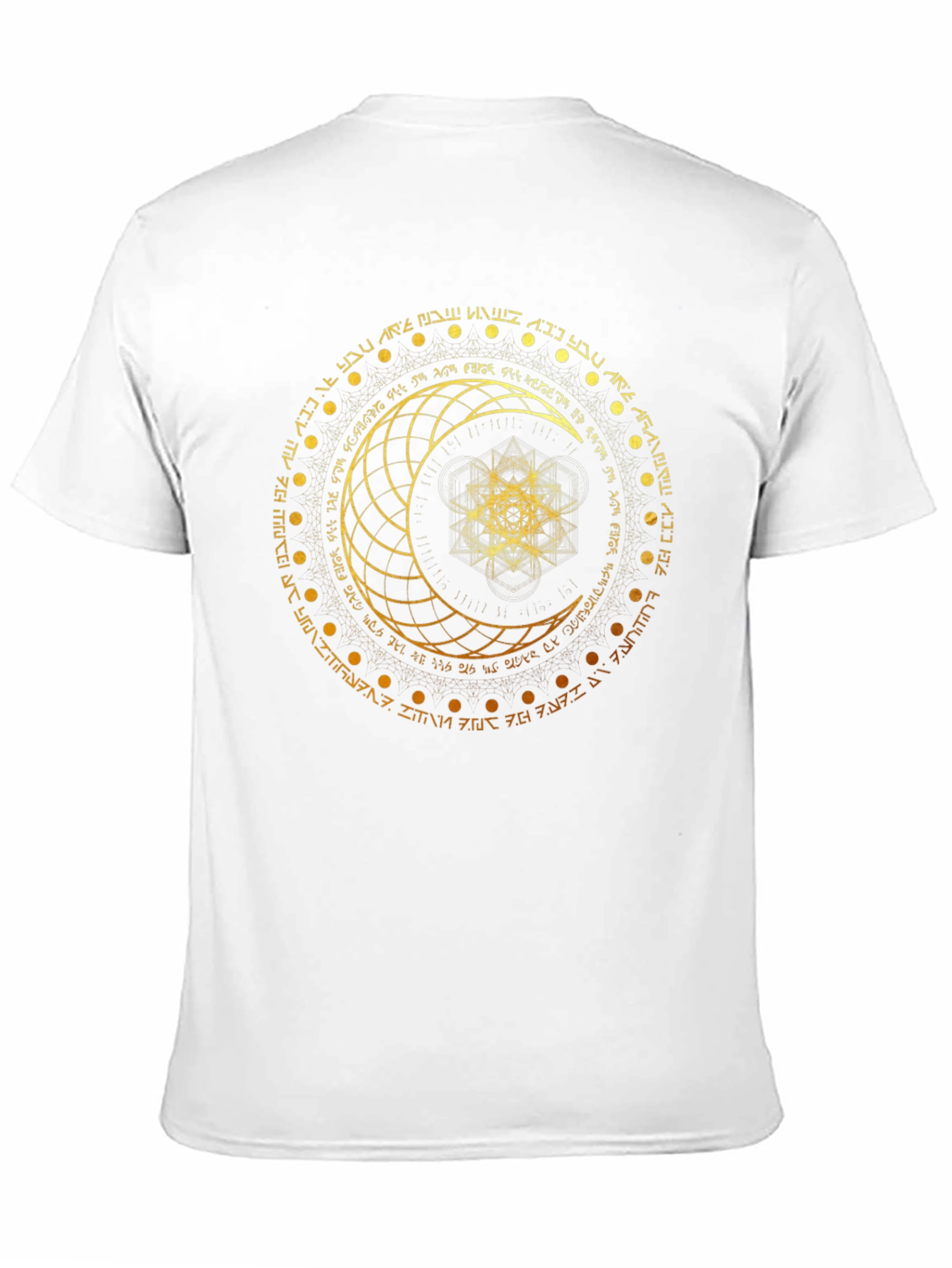 Celestial Moon Graphic Tee - Mystical Symbol Design