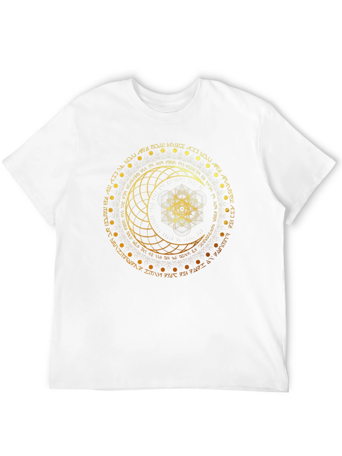 Celestial Moon Graphic Tee - Mystical Symbol Design