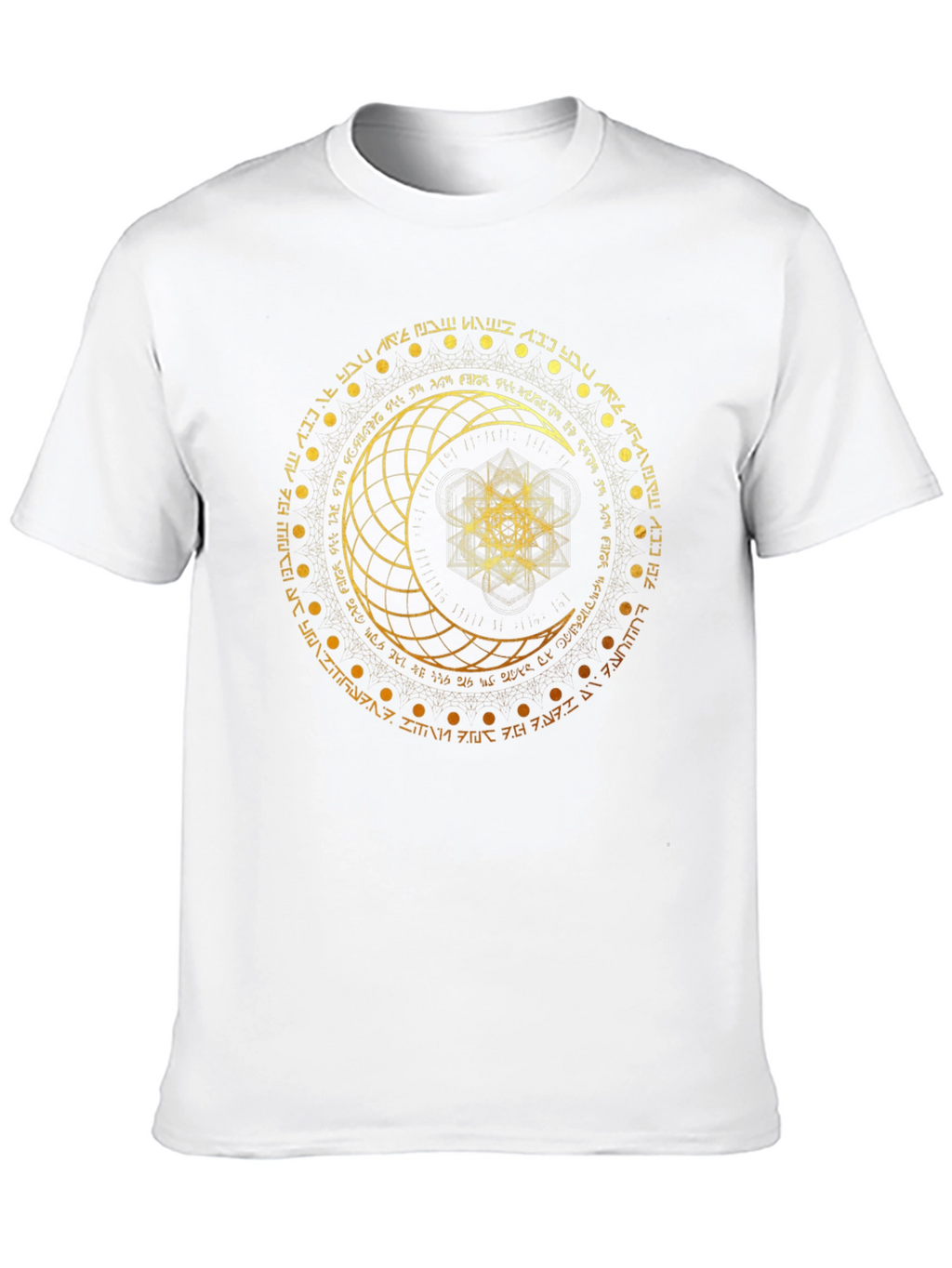 Celestial Moon Graphic Tee - Mystical Symbol Design