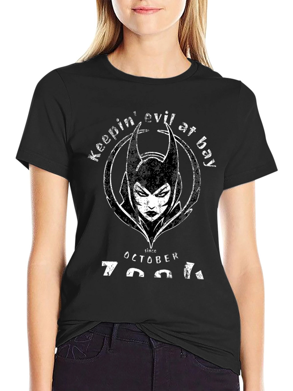 Evil at Bay T-Shirt - Witch Graphic Tee