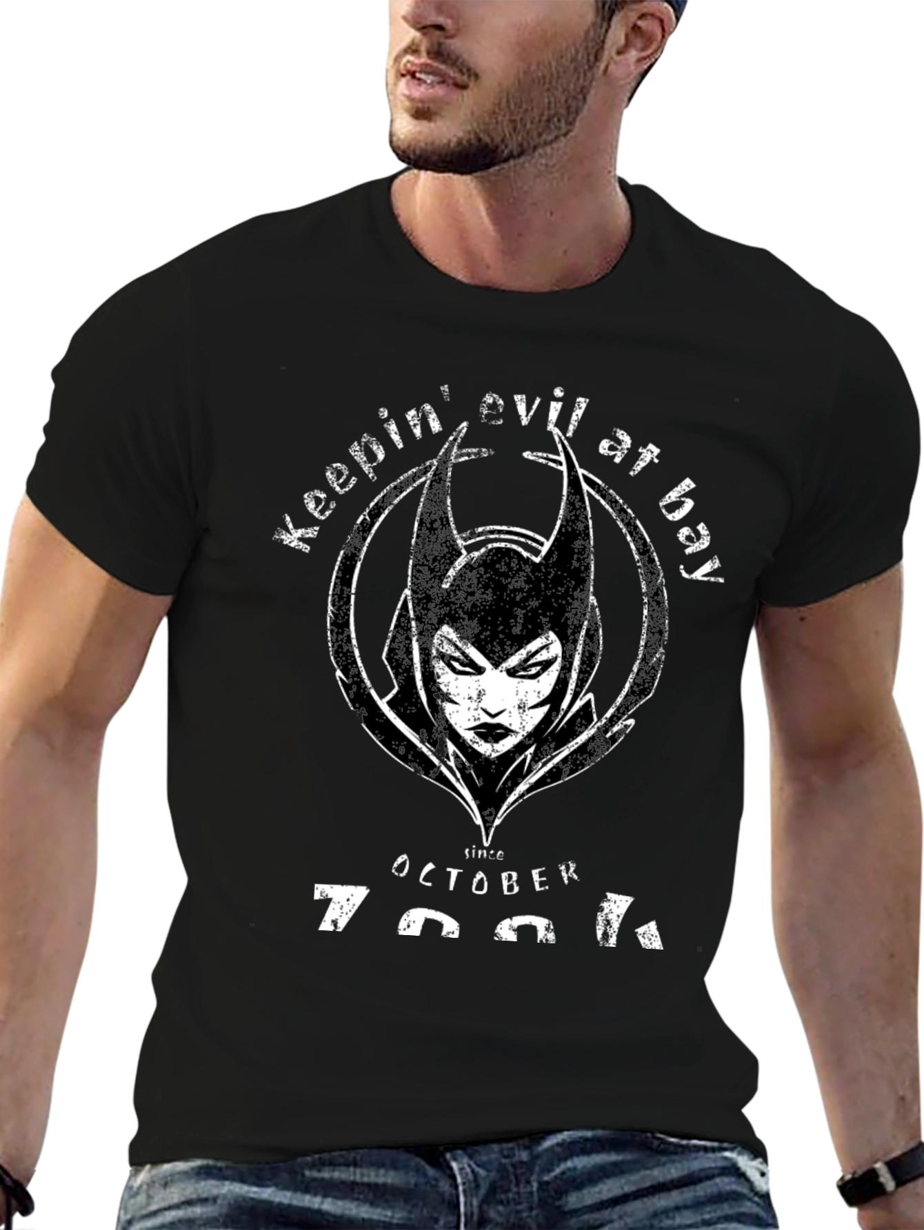 Evil at Bay T-Shirt - Witch Graphic Tee