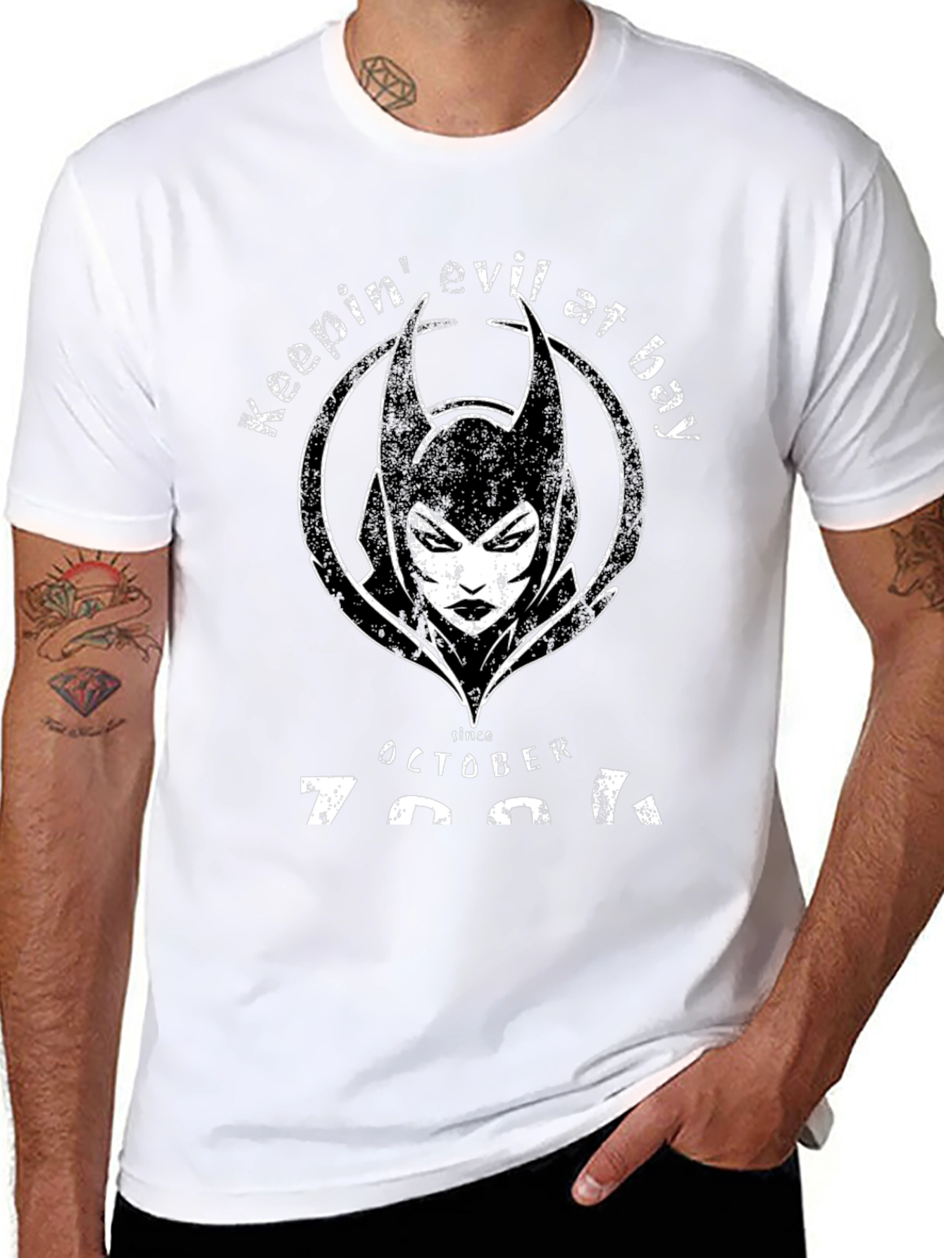 Evil at Bay T-Shirt - Witch Graphic Tee