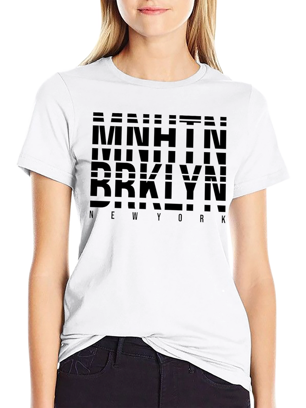 MNHNTN BRKLYN New York Black T-Shirt