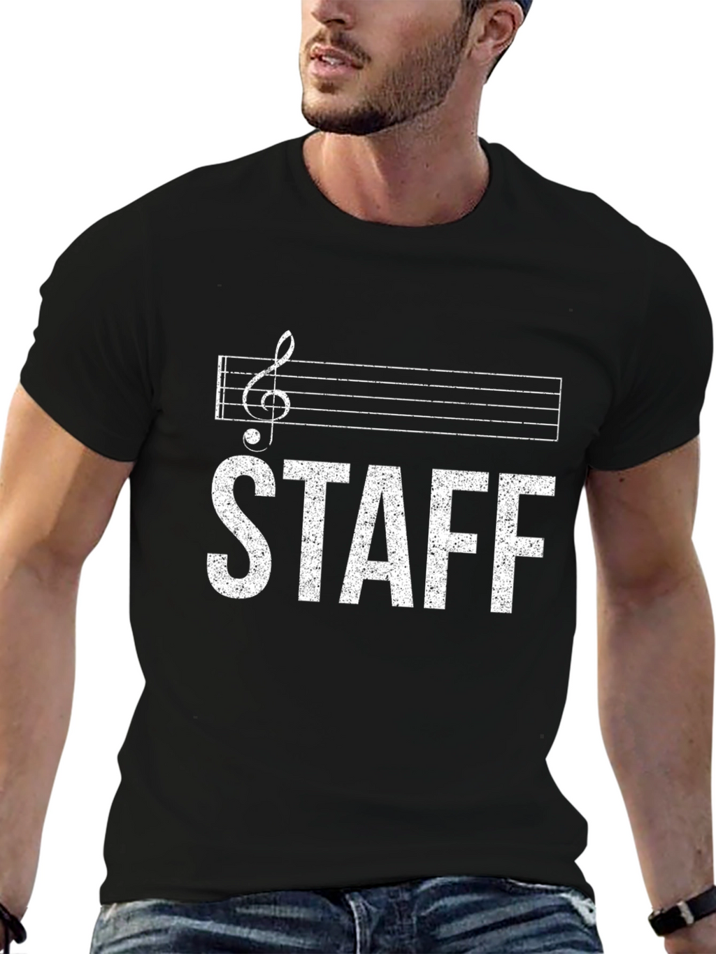 Musical Staff T-Shirt - Musician Gift