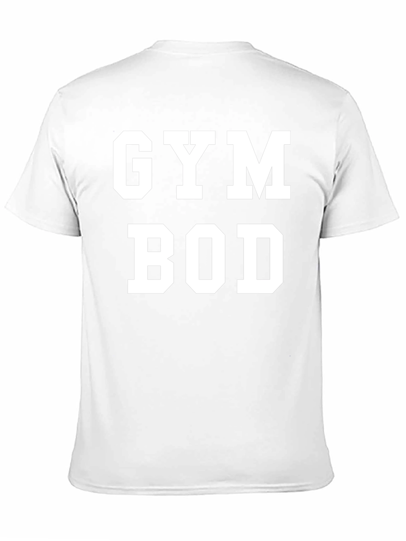 Gym Bod Graphic T-Shirt - Black Cotton