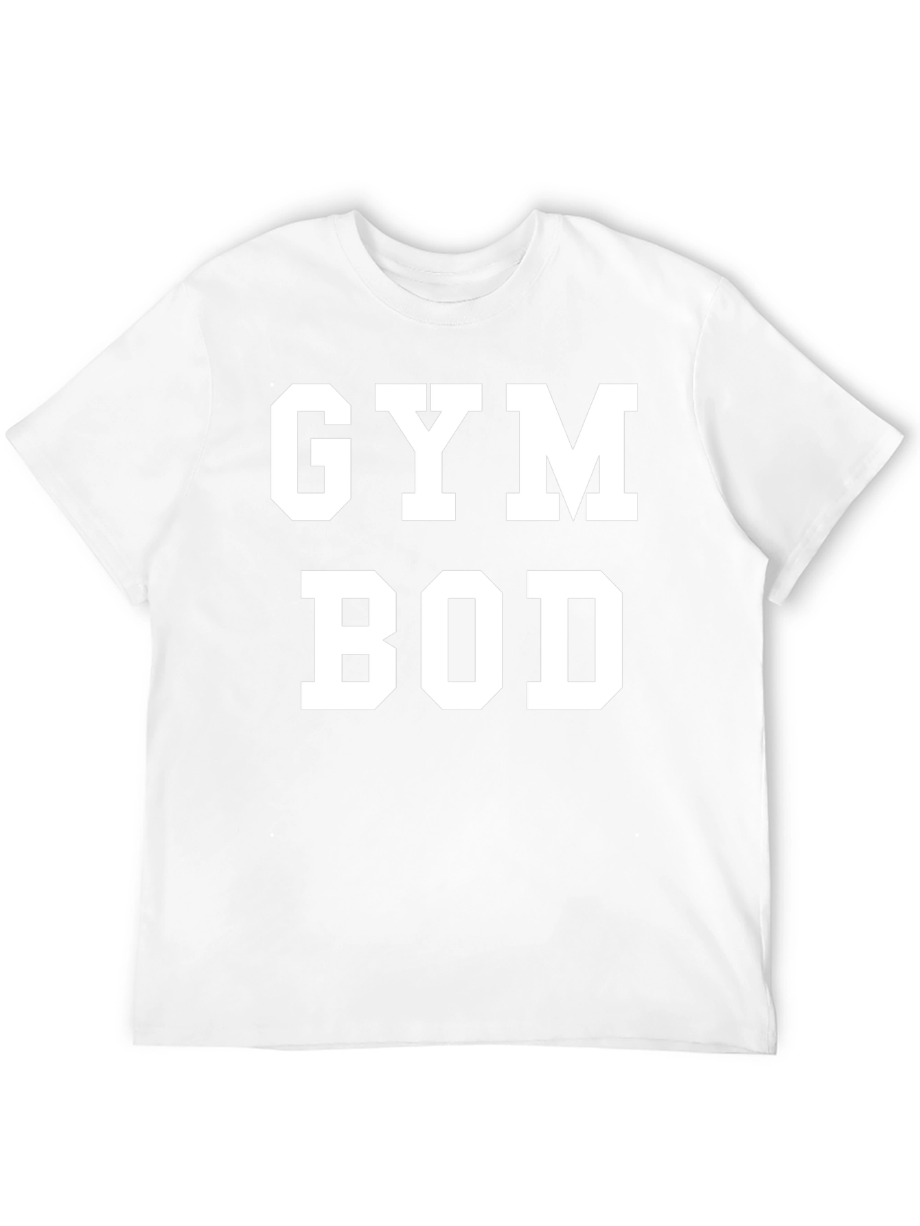 Gym Bod Graphic T-Shirt - Black Cotton