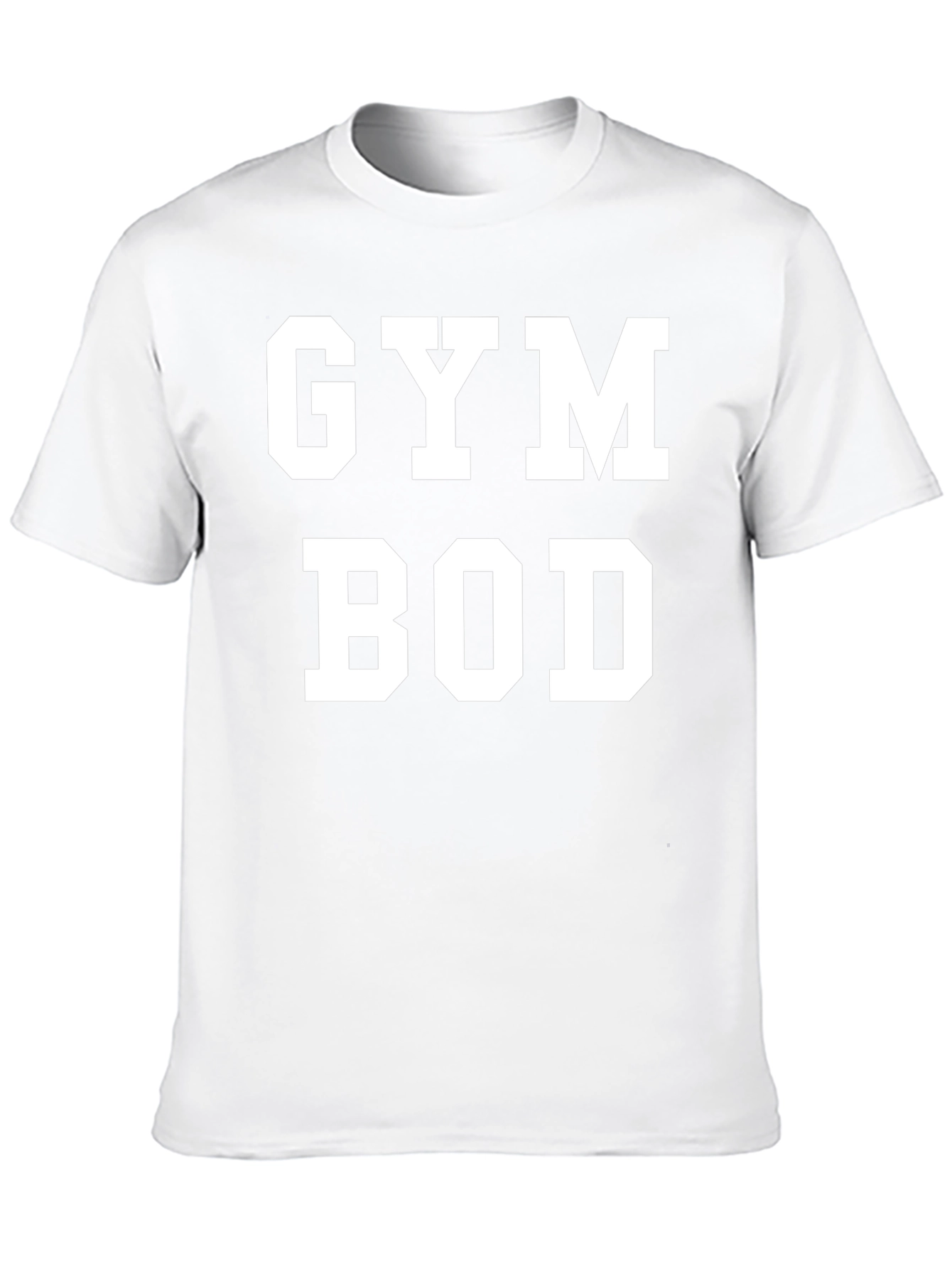 Gym Bod Graphic T-Shirt - Black Cotton