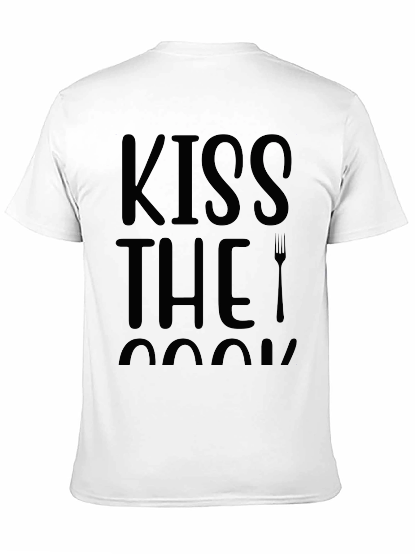Kiss the Cook Novelty Graphic T-Shirt