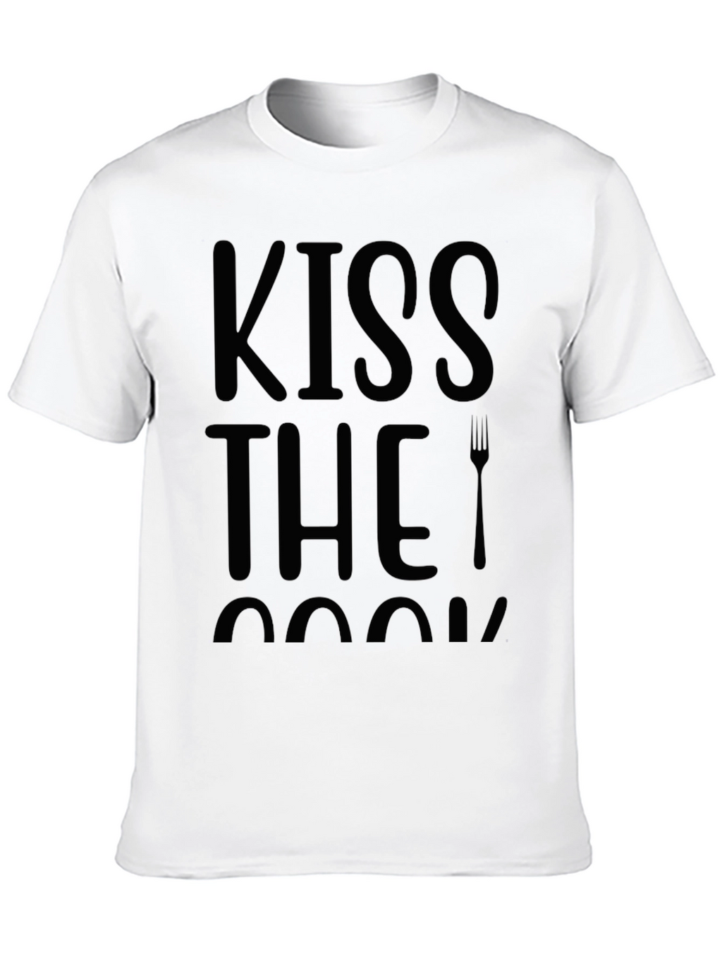 Kiss the Cook Novelty Graphic T-Shirt